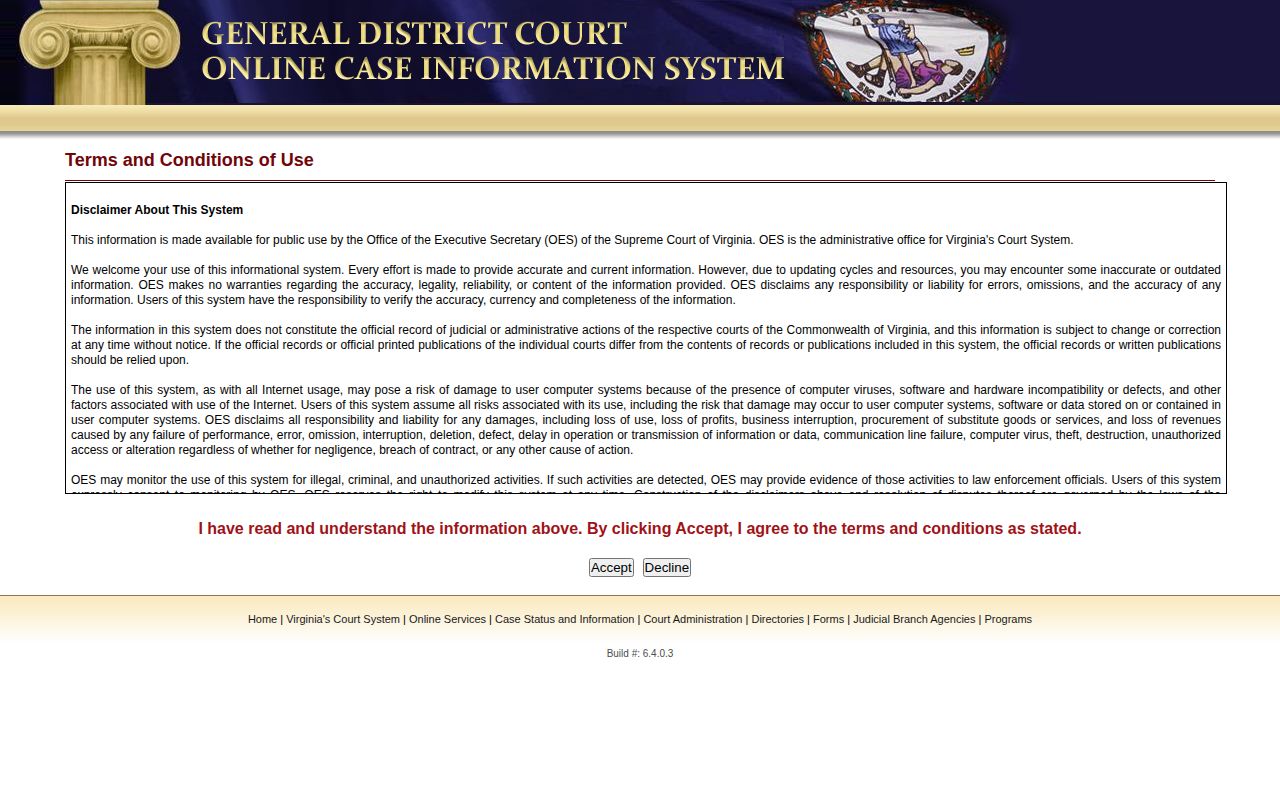Montgomery County court search for release and bond records